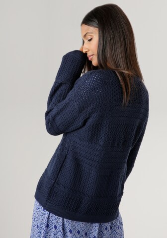 Aniston SELECTED Knit Cardigan in Blue