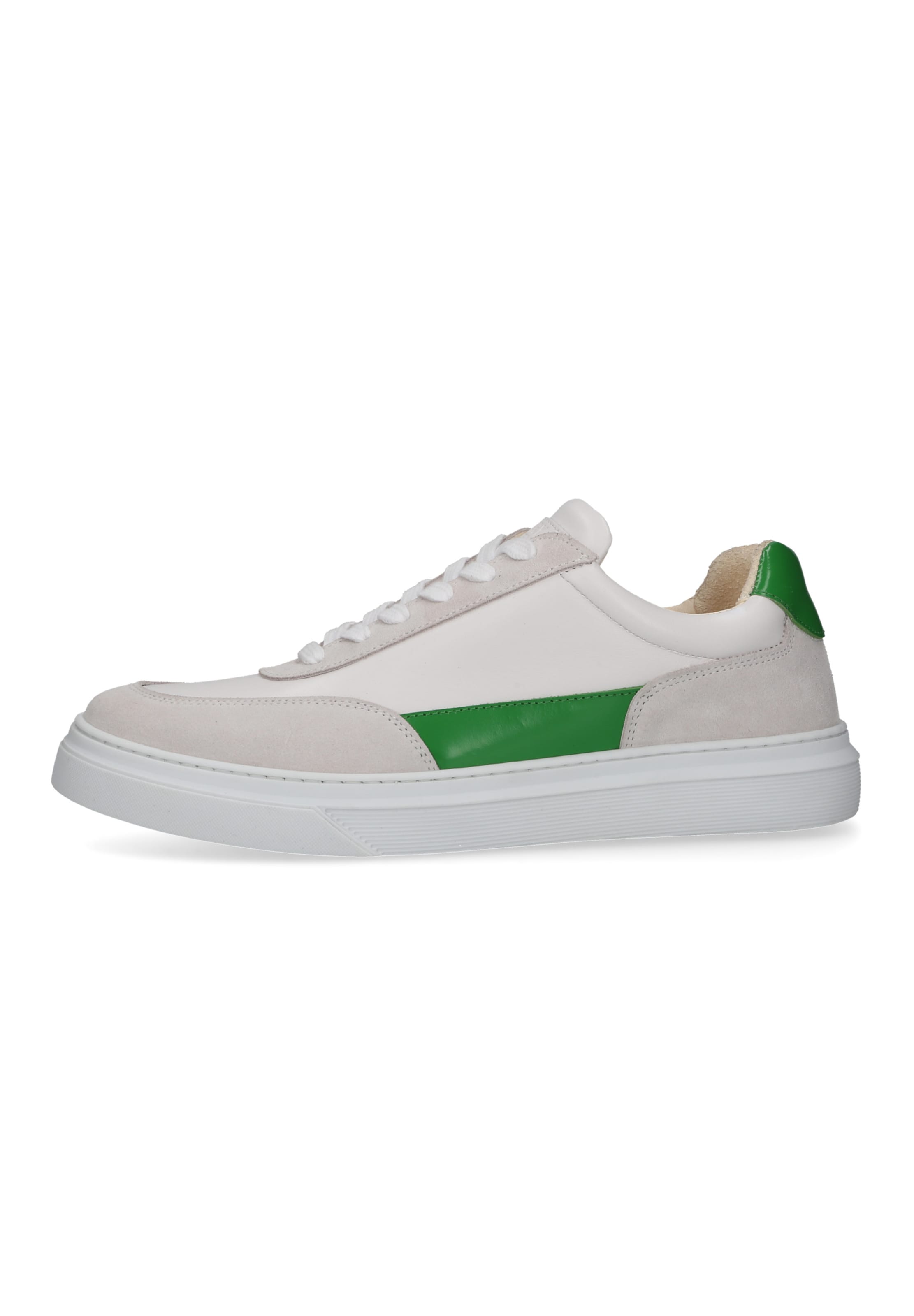 Henry Stevens Platform trainers 'Travis' in White: front