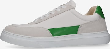 Henry Stevens Platform trainers 'Travis' in White: front
