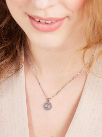 Chaîne Lucardi en argent : devant