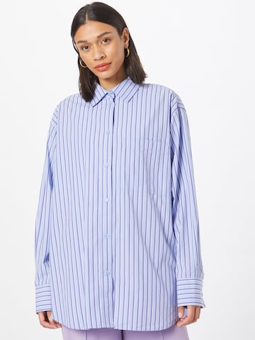 WEEKDAY Blouse in Lila: voorkant