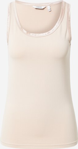 b.young Top 'Lane' in Beige: voorkant