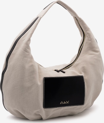 Borsa a spalla di ALV By Alviero Martini in beige: frontale