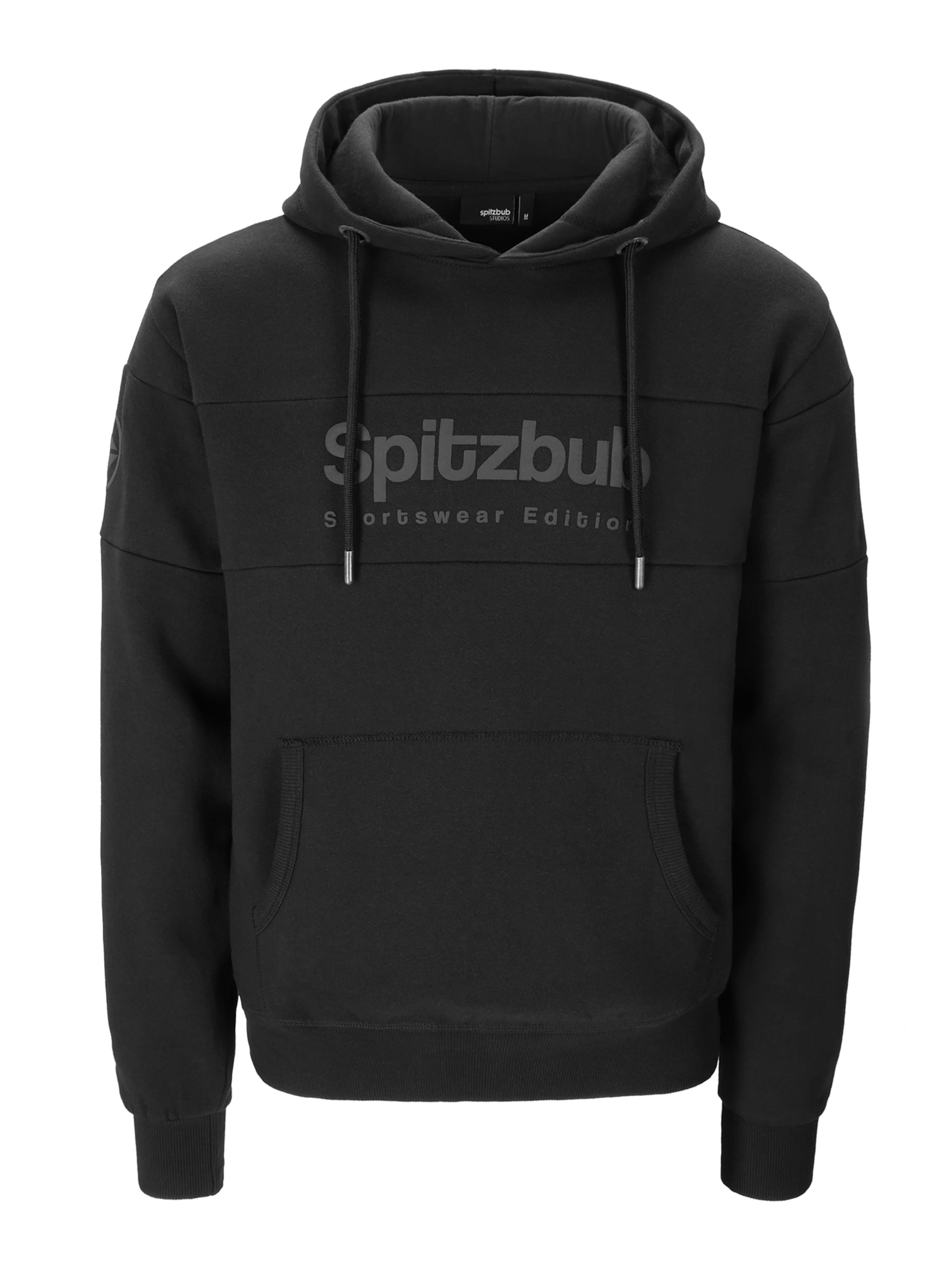 SPITZBUB Sweatshirt in Zwart: voorkant