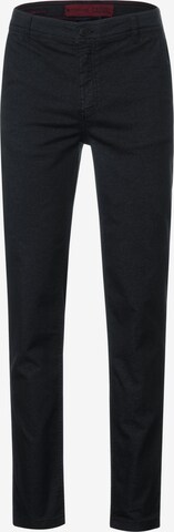 Street One MEN Regular Chino Pants in Black: front