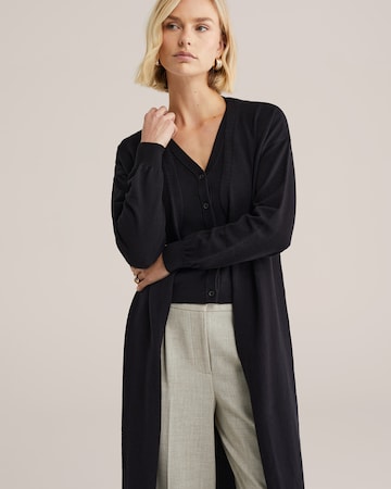 WE Fashion - Casaco de malha em preto