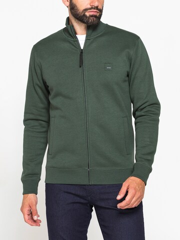 Carrera Jeans Sweatshirt 'Full Zip'‌‌‌‌‌‌‌ in Grün