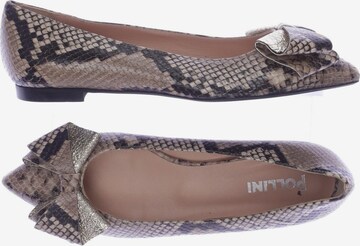 POLLINI Flats & Loafers in 38 in Beige: front