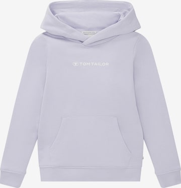 Sweat TOM TAILOR en violet : devant