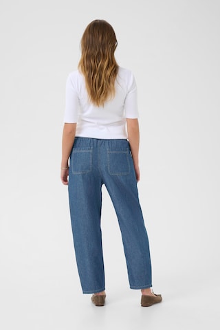 Kaffe Regular Trousers 'KALuise' in Blue