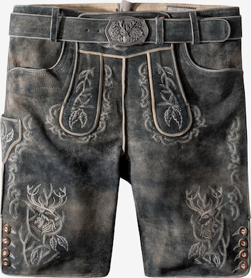 STOCKERPOINT - Calças tradicionais 'Lee' em cinzento: frente