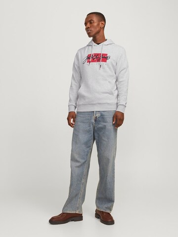 Sweat-shirt 'JJTiley' JACK & JONES en gris