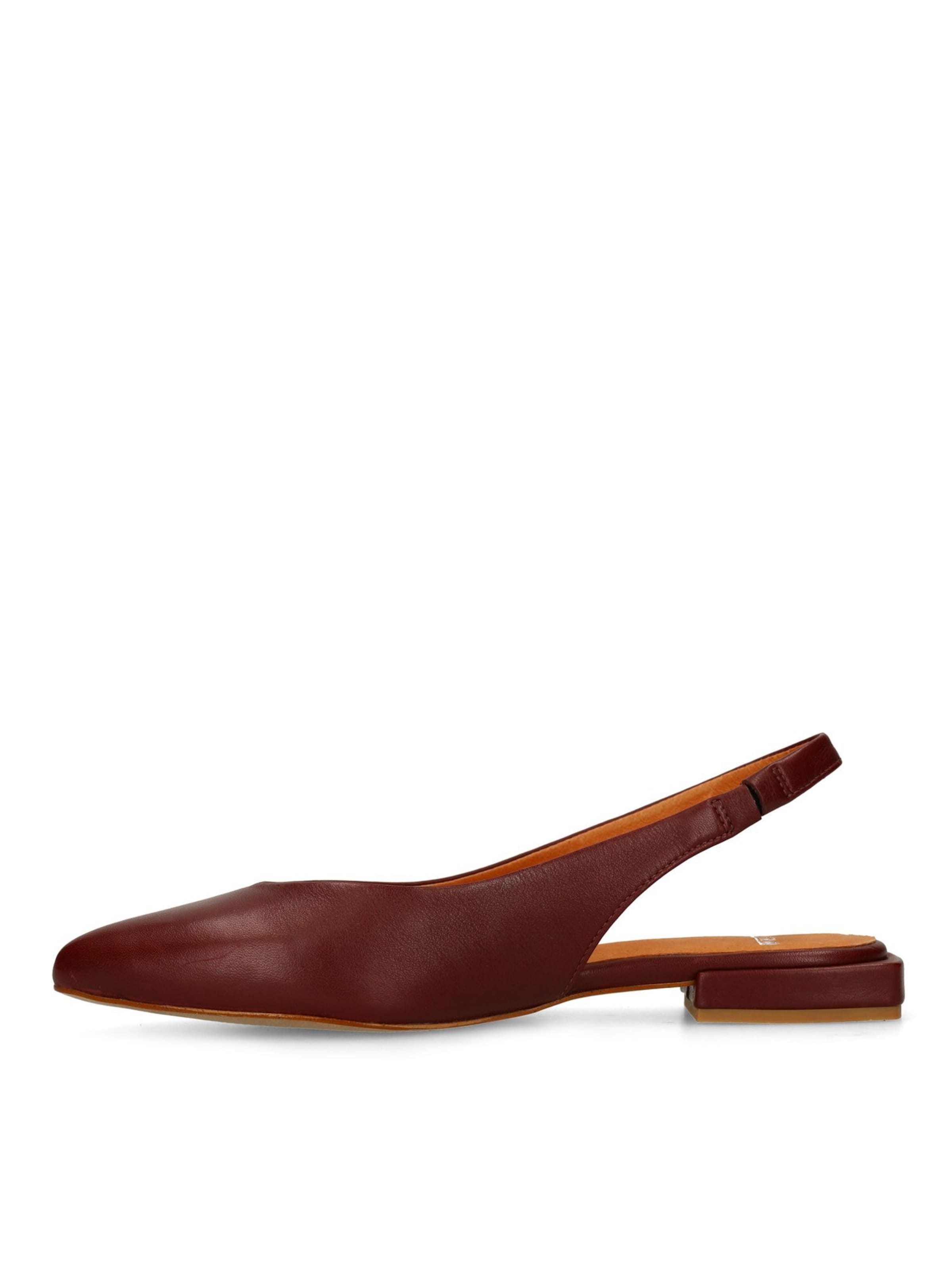 Escarpins à bride arrière MANFIELD en rouge : devant
