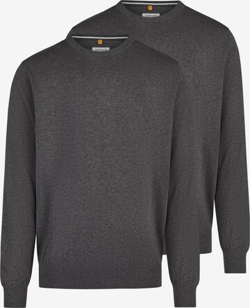 redmond Pullover 'Basic' in Grau: Vorderseite