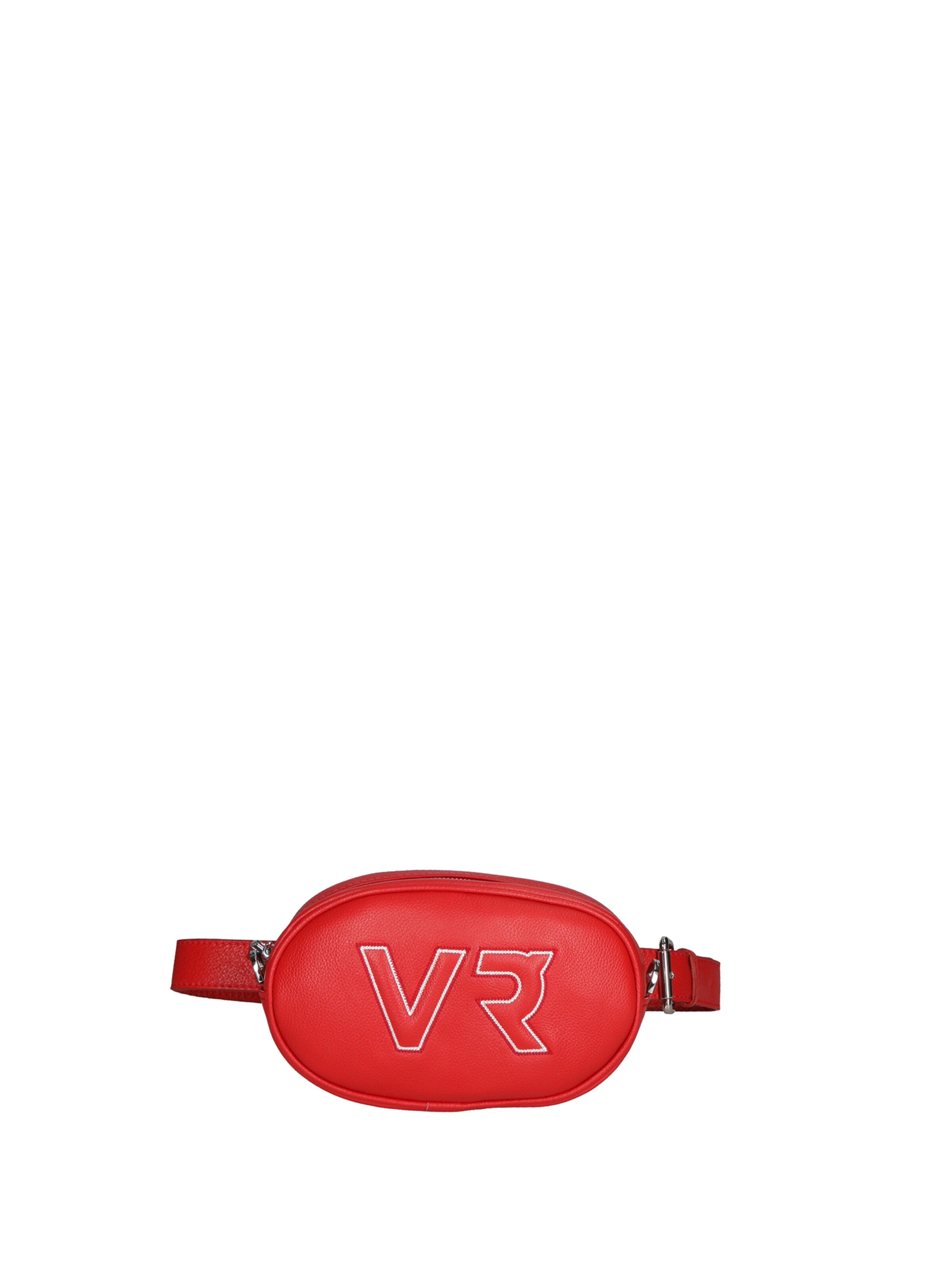 Borsa a tracolla 'Borsa a Tracolla Donna Pelle Dollaro con Zip Virginia Rhinè' di Virginia Rhinè in rosso