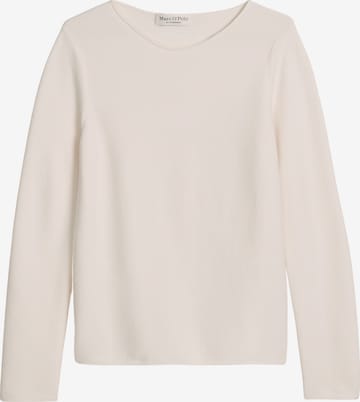 Pull-over Marc O'Polo en blanc : devant