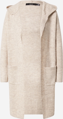 VERO MODA Strickjacke 'LEFILE' in Beige: predná strana