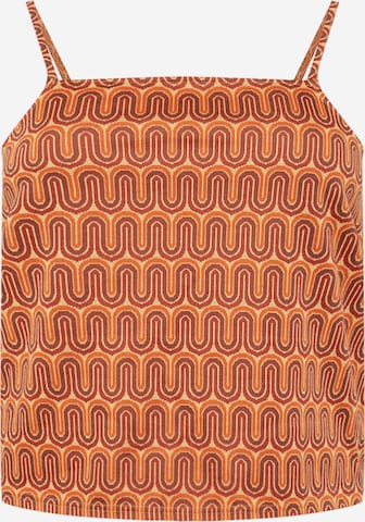 ONLY Curve Top 'SIGGA' in Orange: predná strana