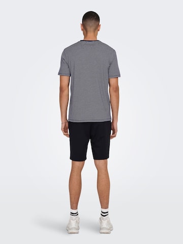 Only & Sons T-Shirt 'Bale' in Blau