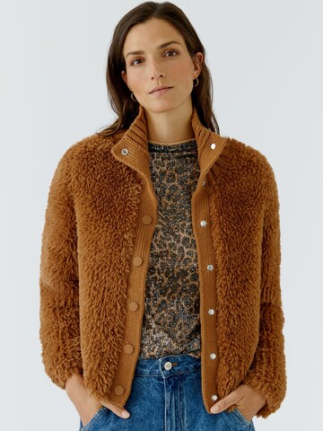 OUI Knit Cardigan in Brown: front