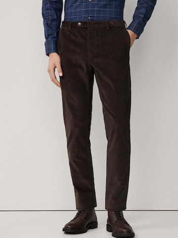 Slimfit Pantaloni chino di Hackett London in marrone: frontale