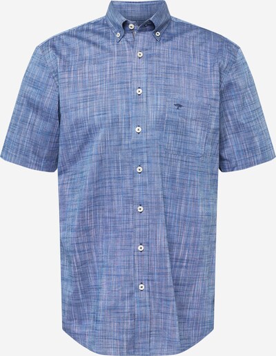 FYNCH-HATTON Button Up Shirt in mottled blue, Item view