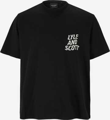 Lyle & Scott Big&Tall Shirt in Black: front