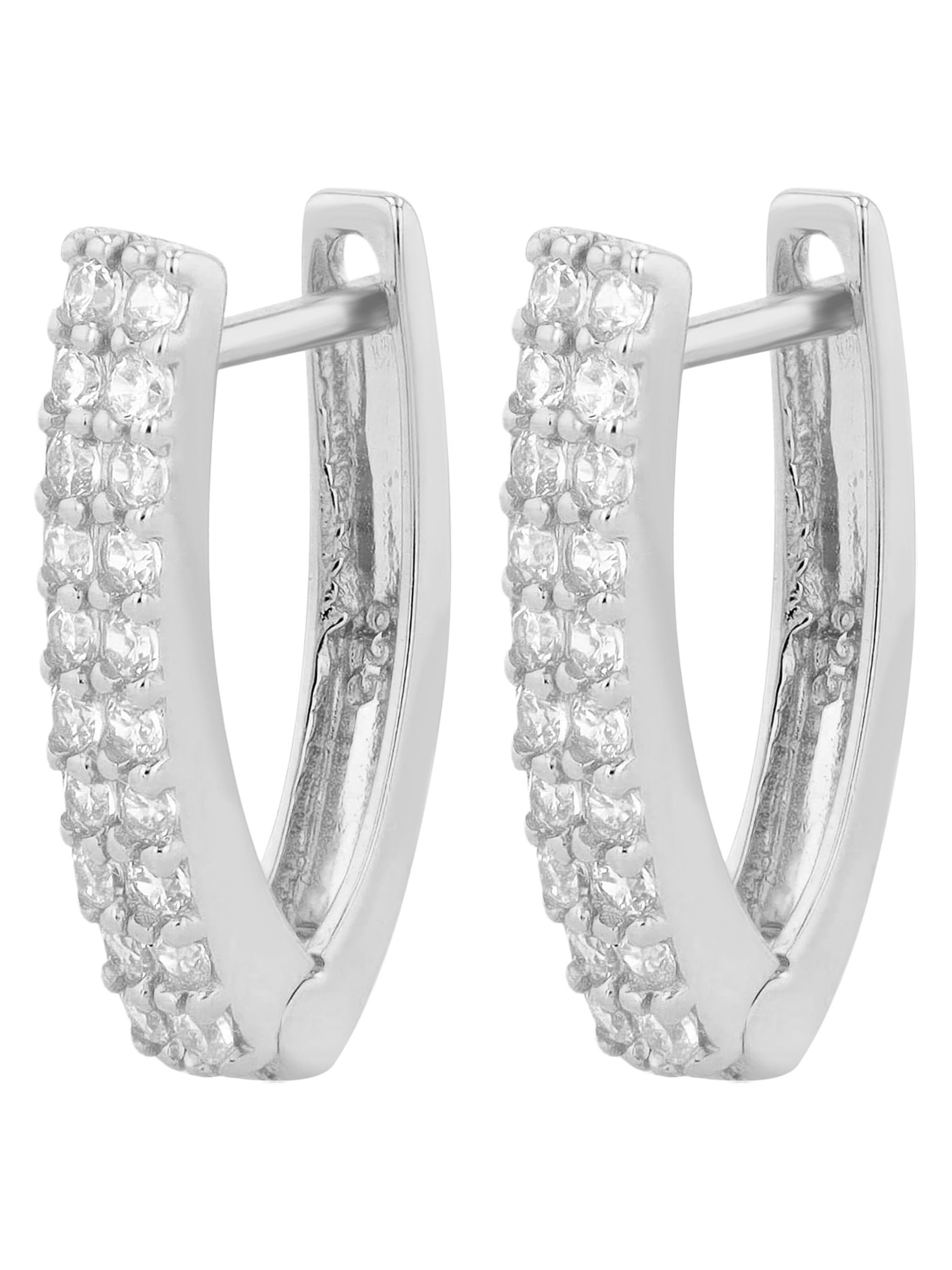 Akzent Earrings 'Aliki, 925 Sterlingsilber, langlebig' in Silver