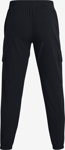 UNDER ARMOUR Tapered Sportbroek in Zwart