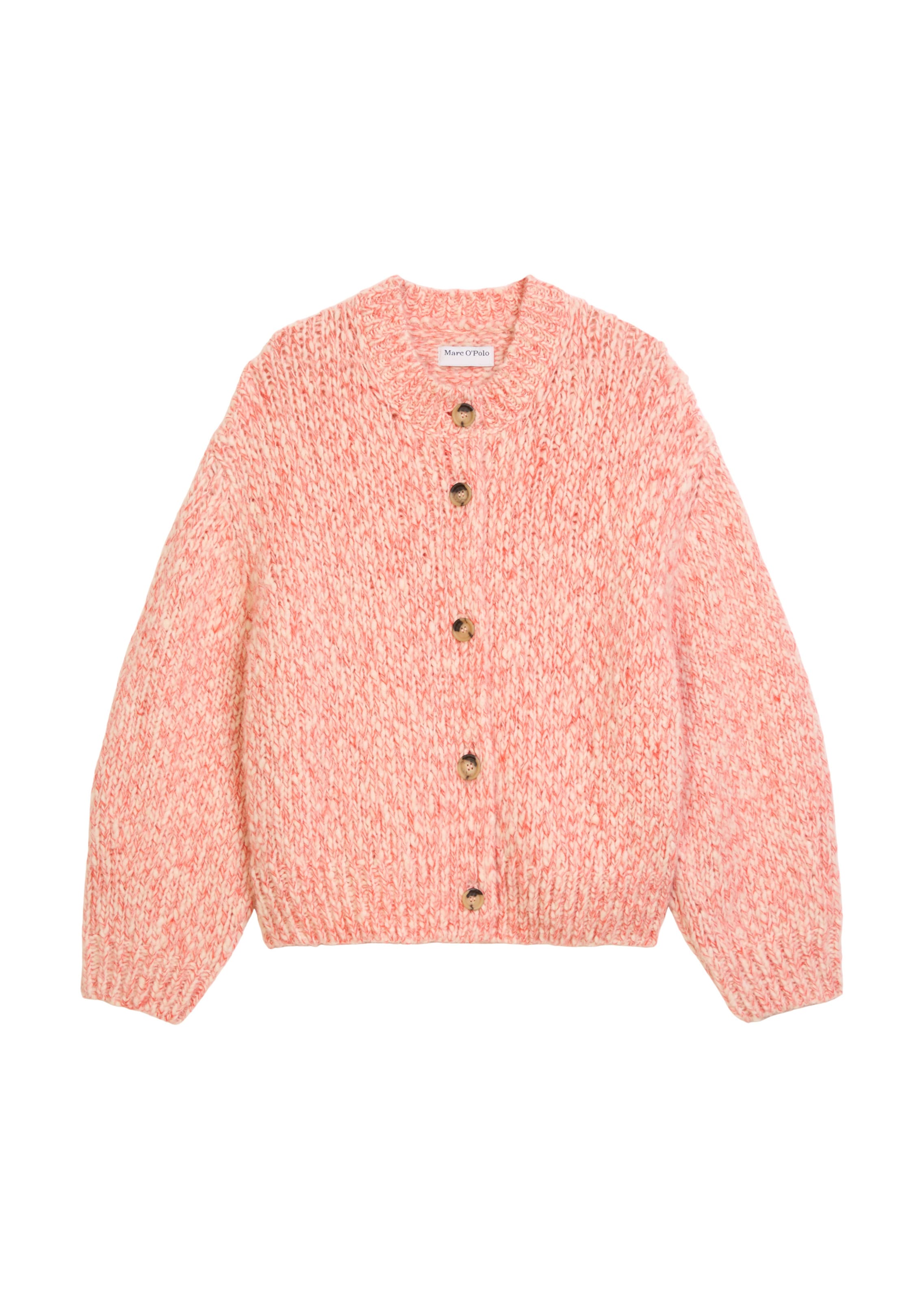 Marc O'Polo DENIM Strickjacke in Pink: Vorderseite