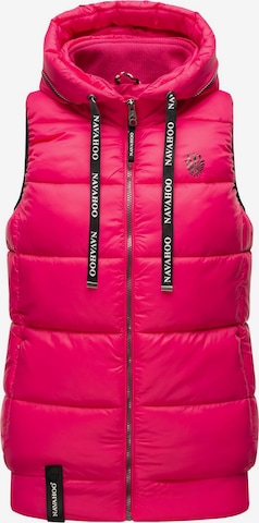 Gilet 'Kassidy' NAVAHOO en rose : devant