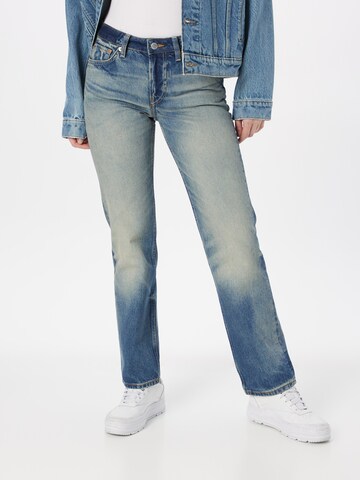 WEEKDAY Regular Jeans 'Pin' in Blauw: voorkant