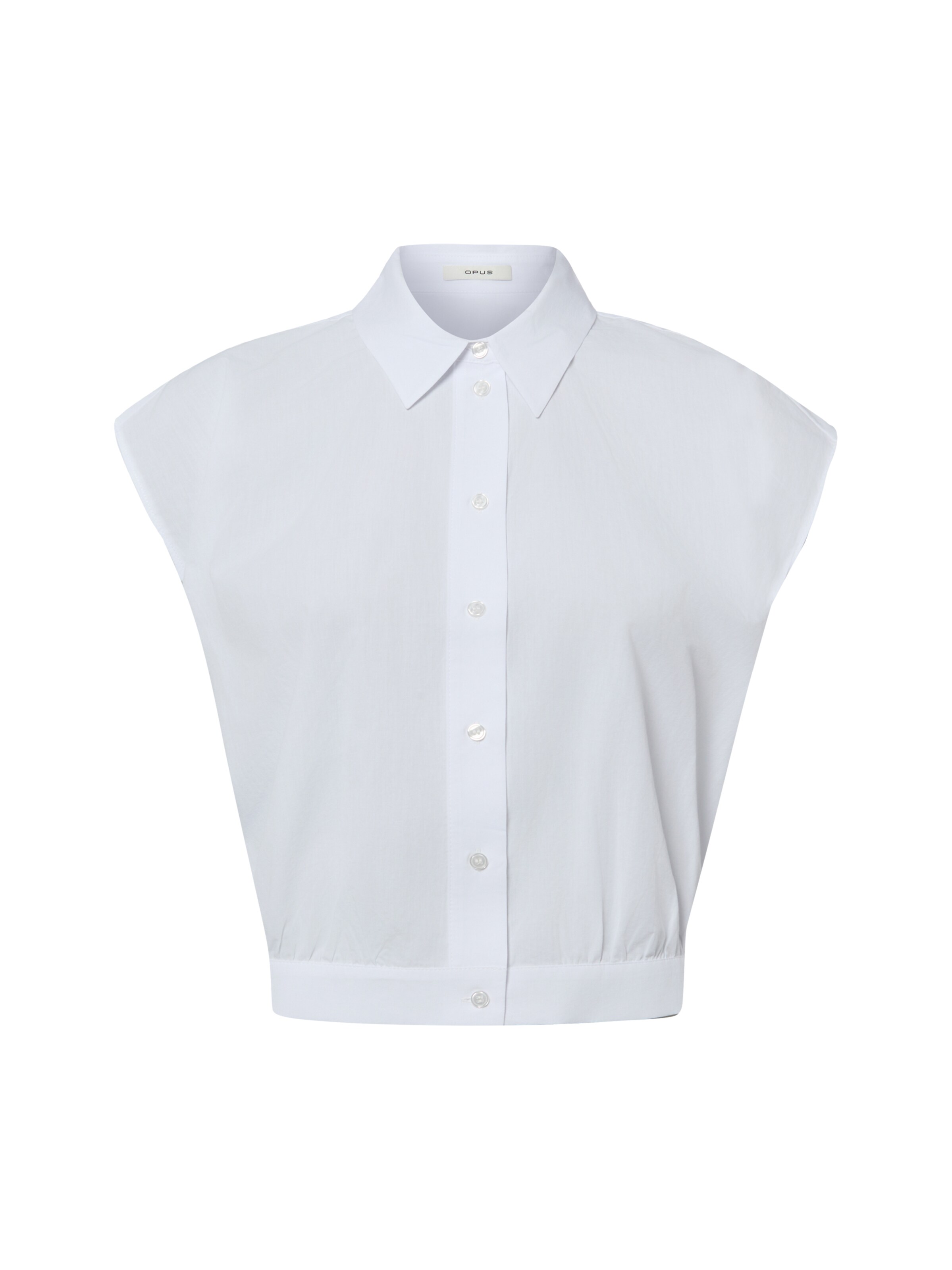 OPUS Blouse ' Foreen ' in Wit: voorkant