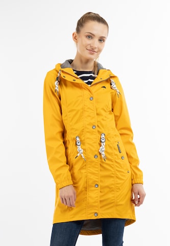 Schmuddelwedda Raincoat in Yellow: front