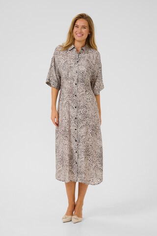 Kaffe Shirt dress 'Aebra' in Grey: front