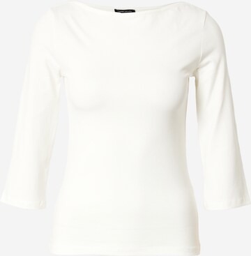 T-shirt Karen Millen en blanc : devant