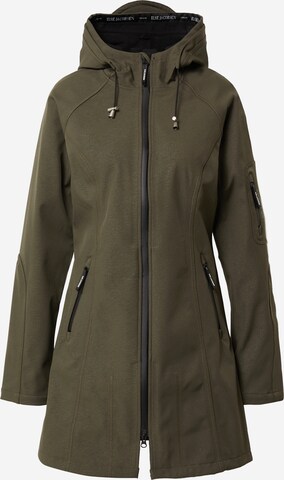 ILSE JACOBSEN Raincoat in Green: front