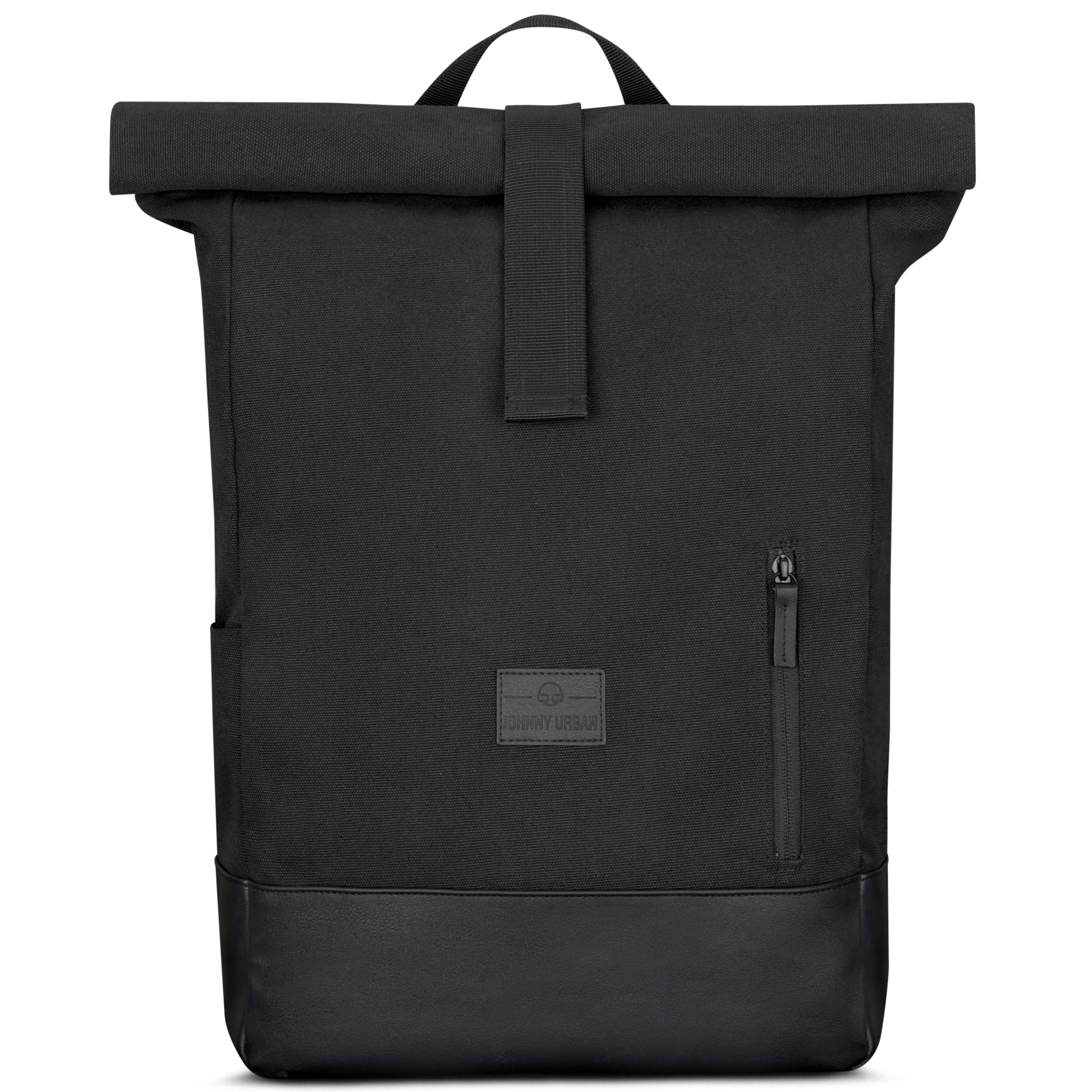 Johnny Urban Rucksack 'Adam Large' in Schwarz: Vorderseite