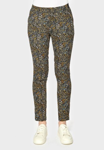 Le Temps Des Cerises Regular Pants 'DORINE' in Mixed colors: front