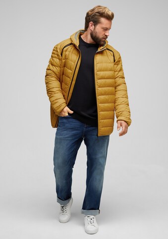 s.Oliver Men Big Sizes Between-Season Jacket in Yellow