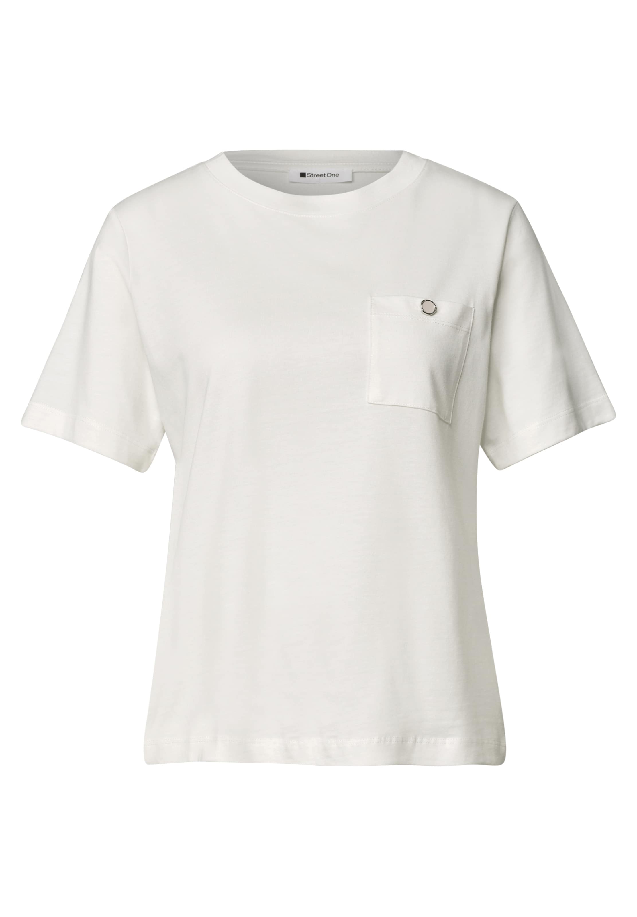 STREET ONE Shirt in White: front