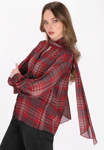 Chemisier DreiMaster Vintage en rouge