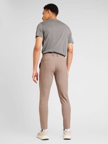 Coupe slim Pantalon à plis 'CLUB' Lindbergh en beige