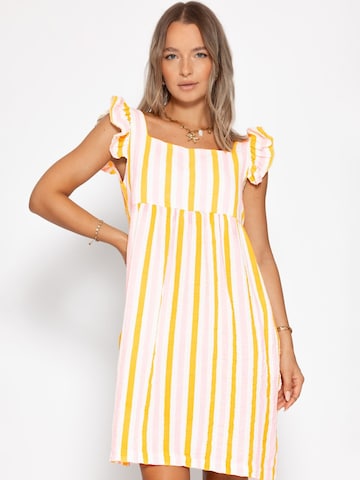 SASSYCLASSY Kleid‌‌ in Gelb: Vorderseite