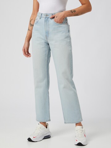 regular Jeans 'Voyage High Straight' di WEEKDAY in blu: frontale