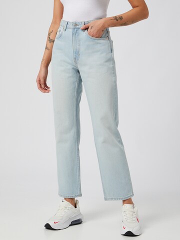 WEEKDAY Regular Jeans 'Voyage High Straight' in Blau: predná strana