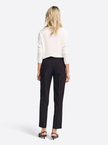 Rich & Royal Skinny Pressveckad byxa i svart