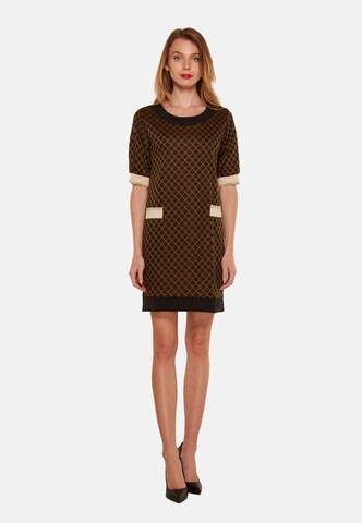 TOOche Sheath dress 'G' in Brown: front