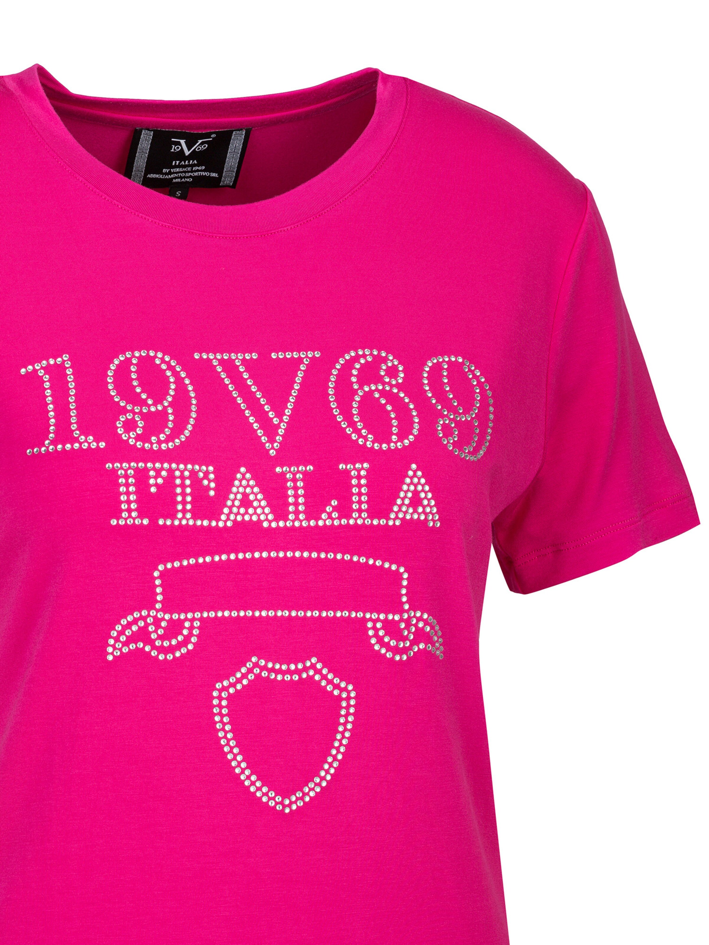 19V69 ITALIA Shirt 'Bella Stones' in Pink