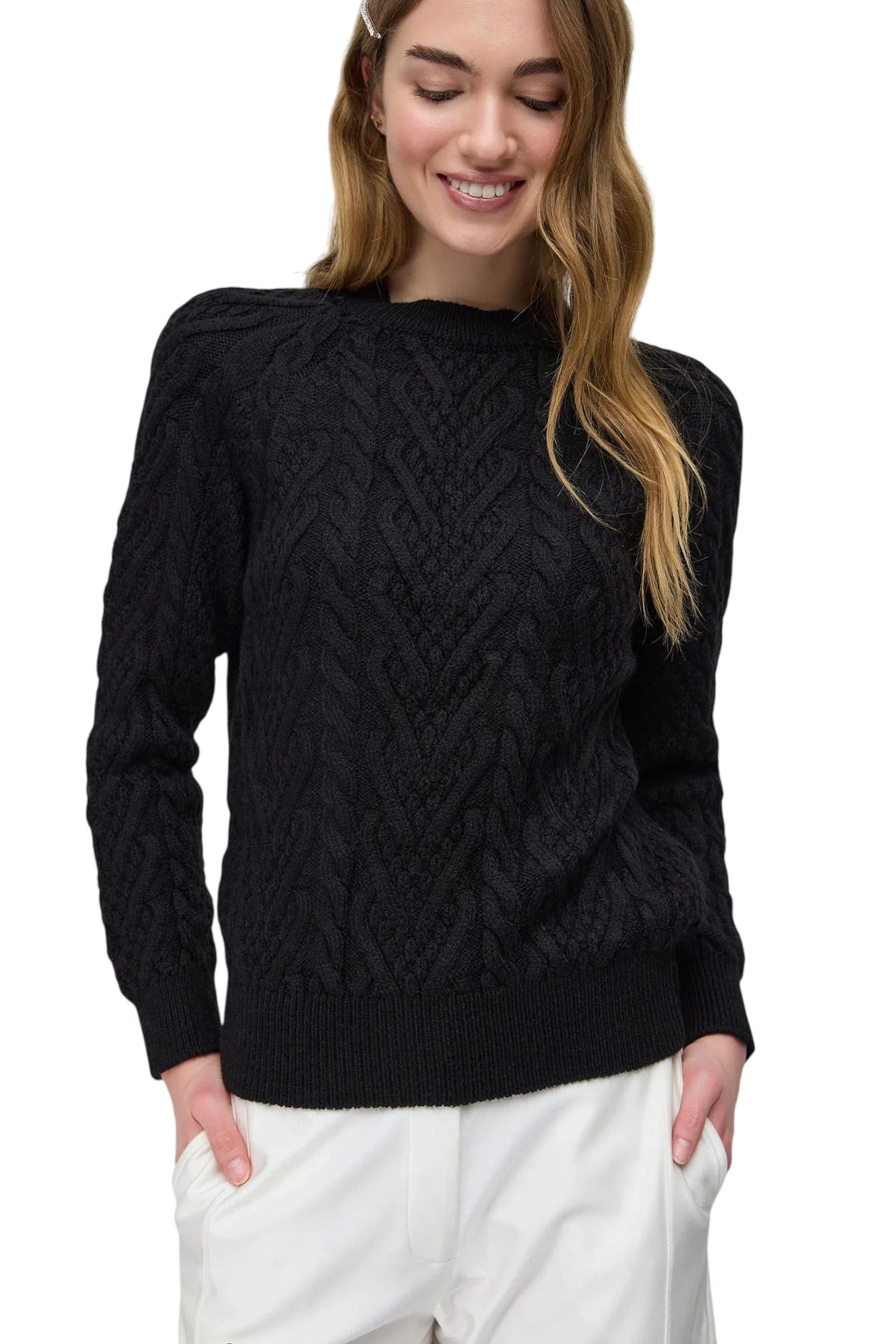 No Matter What Pullover in Schwarz: Vorderseite